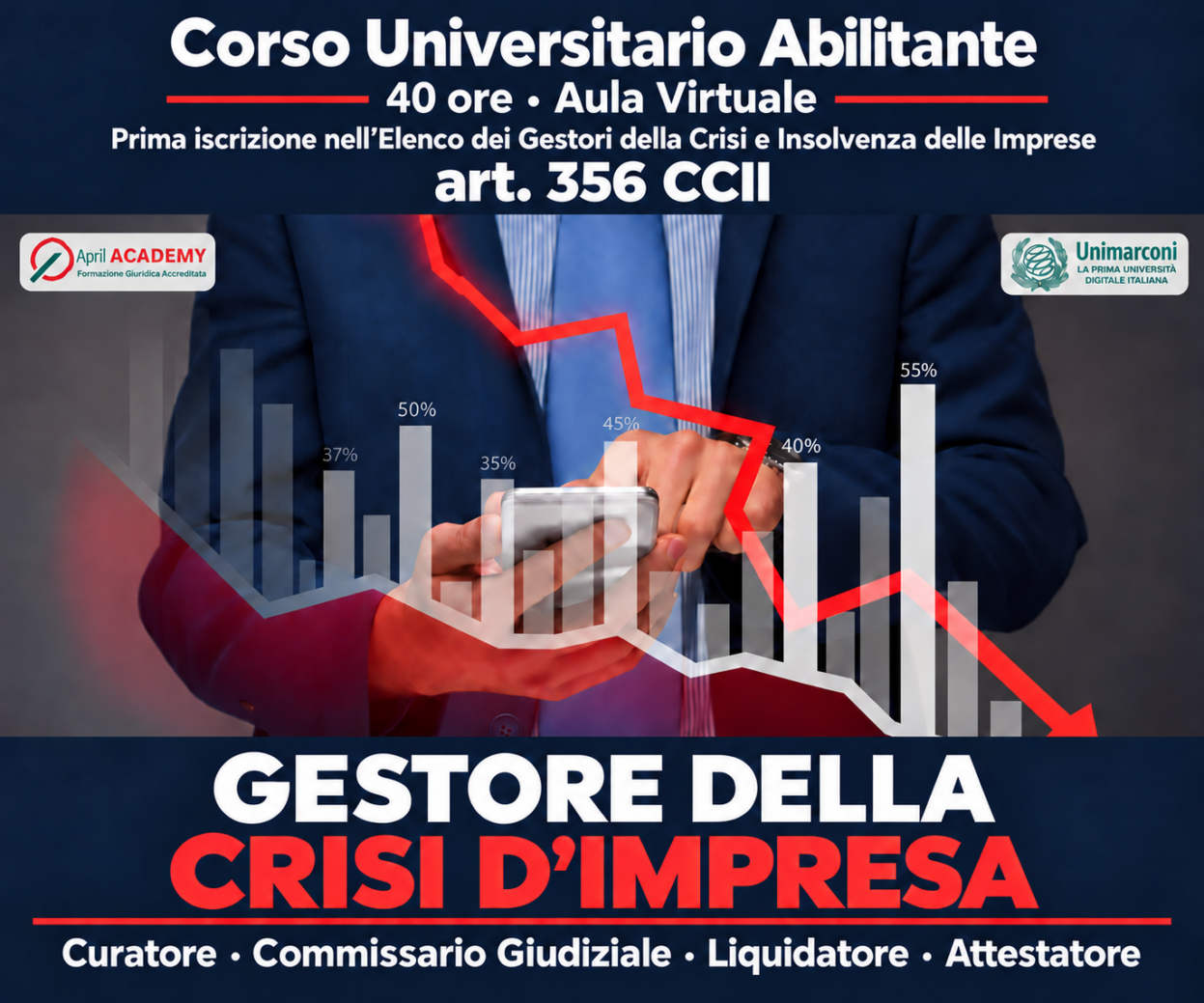 Corso Universitario Abilitante - GESTORE DELLA CRISI D'IMPRESA - Ed. Settembre 2026