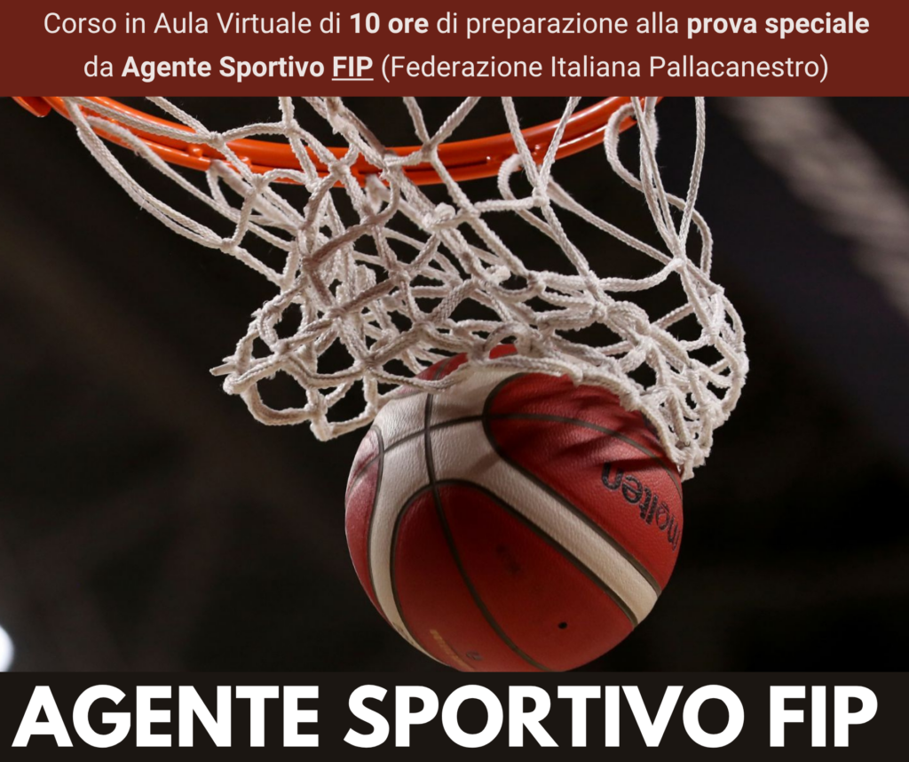 Corso di preparazione alla prova speciale ABILITANTE da Agente Sportivo FIP - Edizione Ottobre 2026